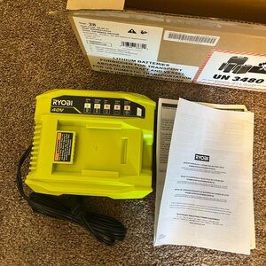 brand new ryobi 40volt rapid charger